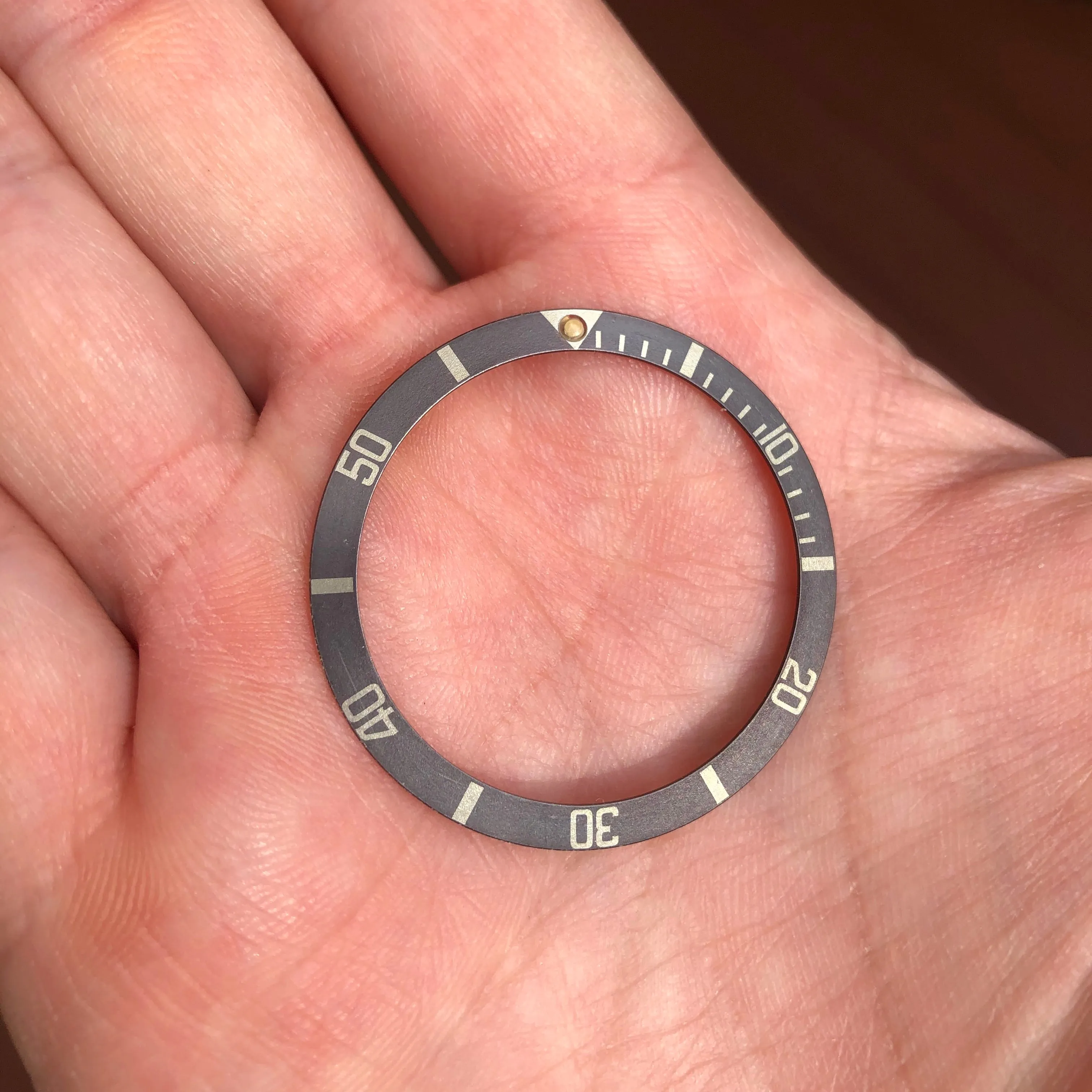 Vintage Rolex Submariner Mk3 Faded Fat Font Ghost Insert 5513 5512 1680 Factory Original