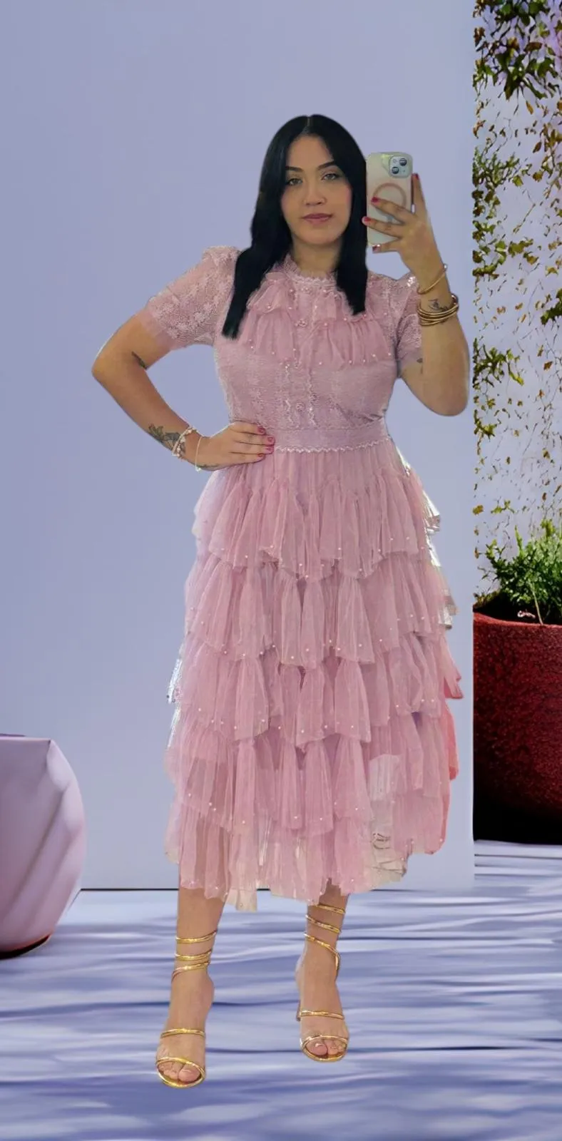 Vintage Rose Dress