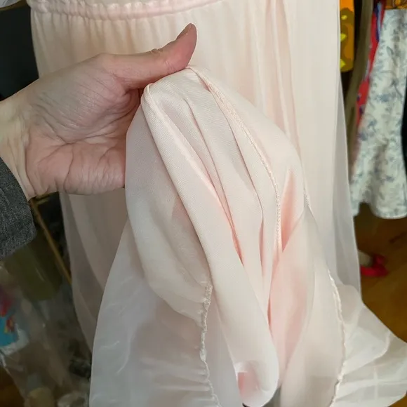 Vintage Ruffled Intime Nightgown - Size Large