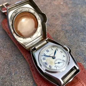 Vintage Seiko WWII Pilots Wristwatch Seikosha Manual Wind Wristwatch 1940's