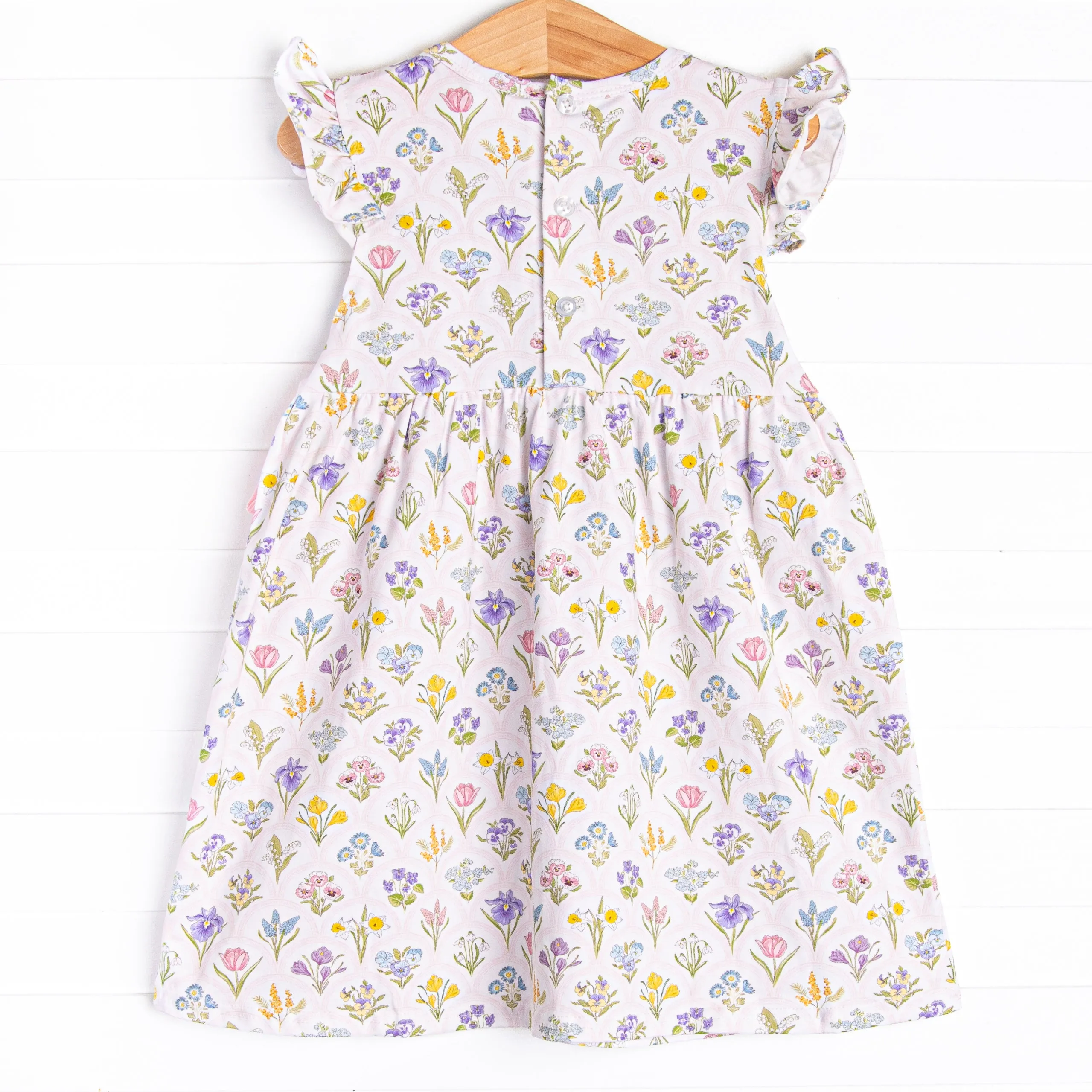 Vintage Vines Dress, Pink