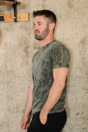 VINTAGE WASH TEE - VINTAGE ARMY
