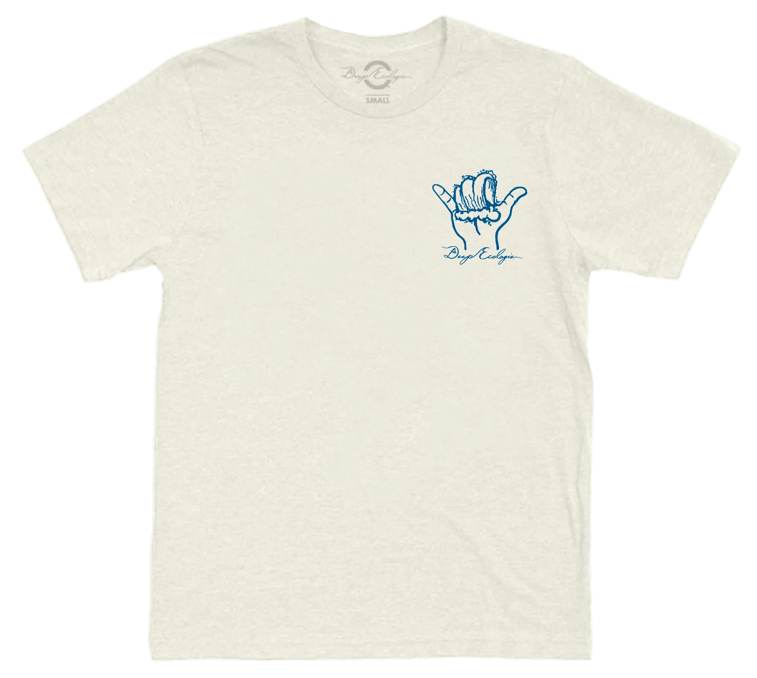 Vintage White Organic Shaka Wave Tee