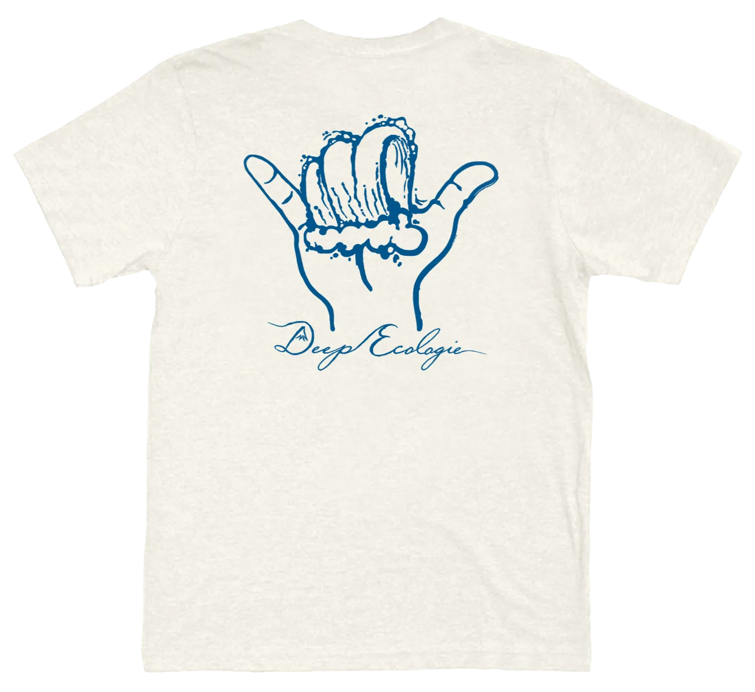 Vintage White Organic Shaka Wave Tee