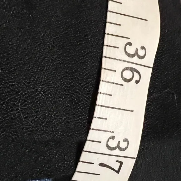 Virgo II Deadstock Vintage Pinstripe Collar Buttons‎ Zip Back NWT Black Size 6