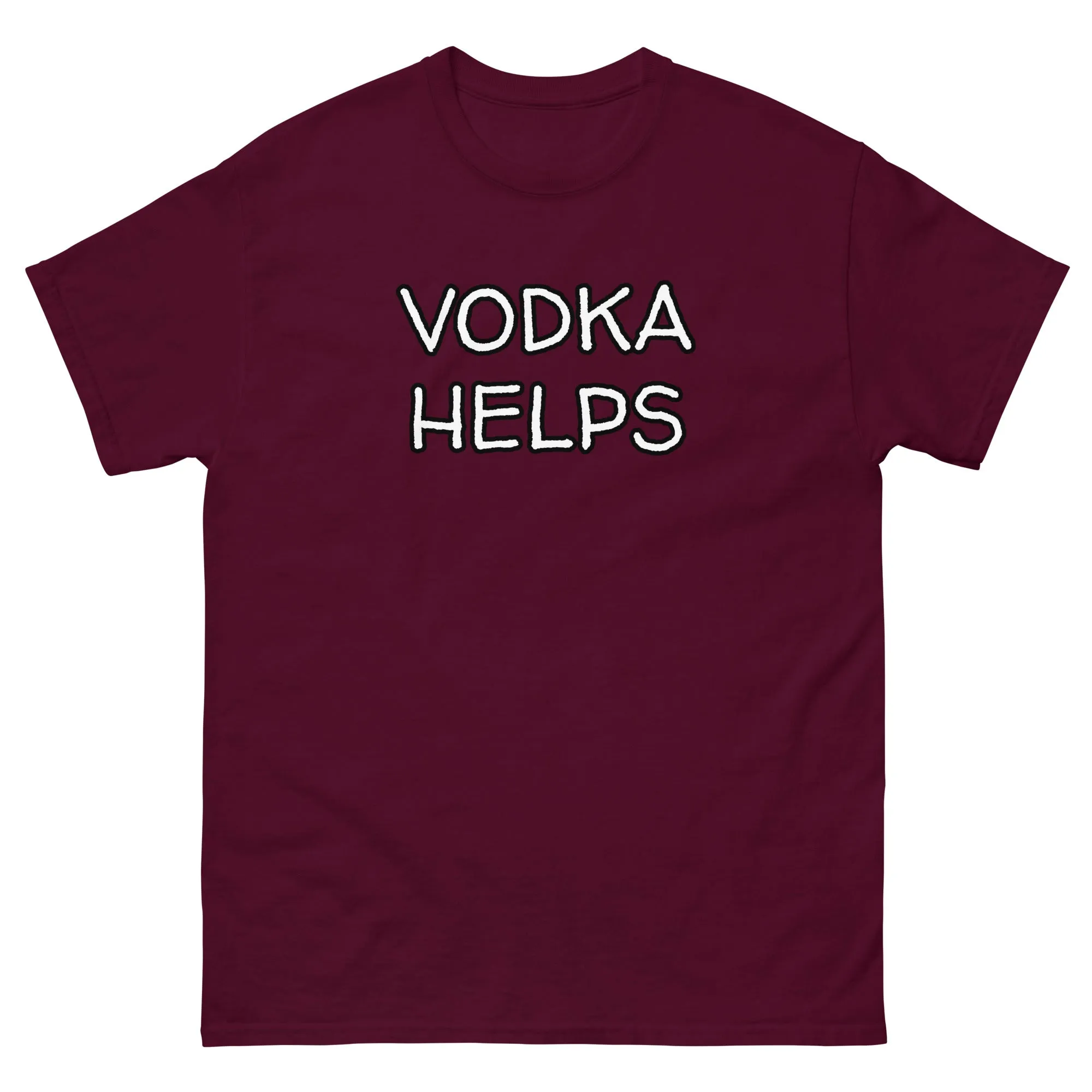 Vodka Helps Men's classic tee
