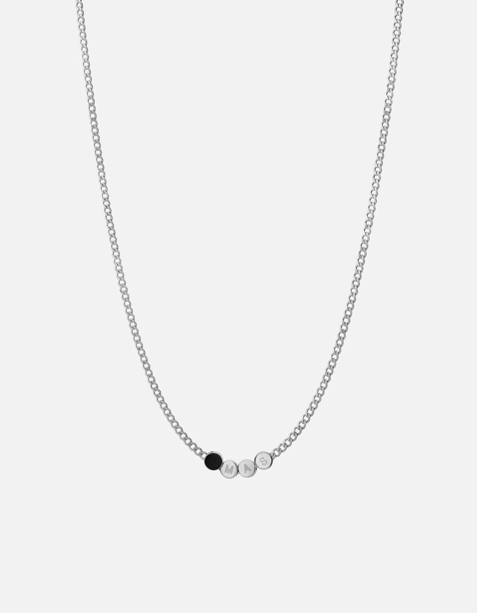 Volcan Type Chain Necklace, Sterling Silver