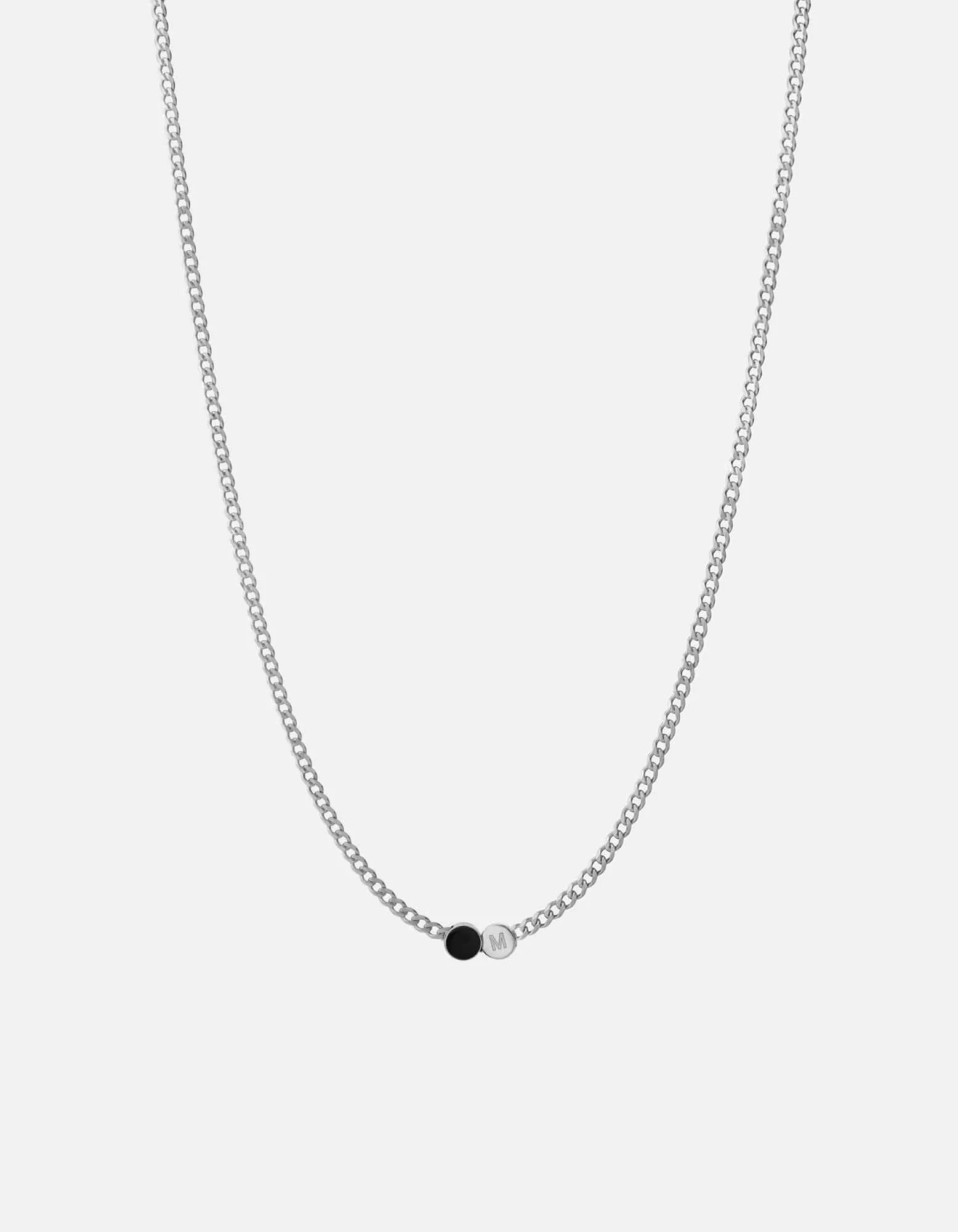 Volcan Type Chain Necklace, Sterling Silver