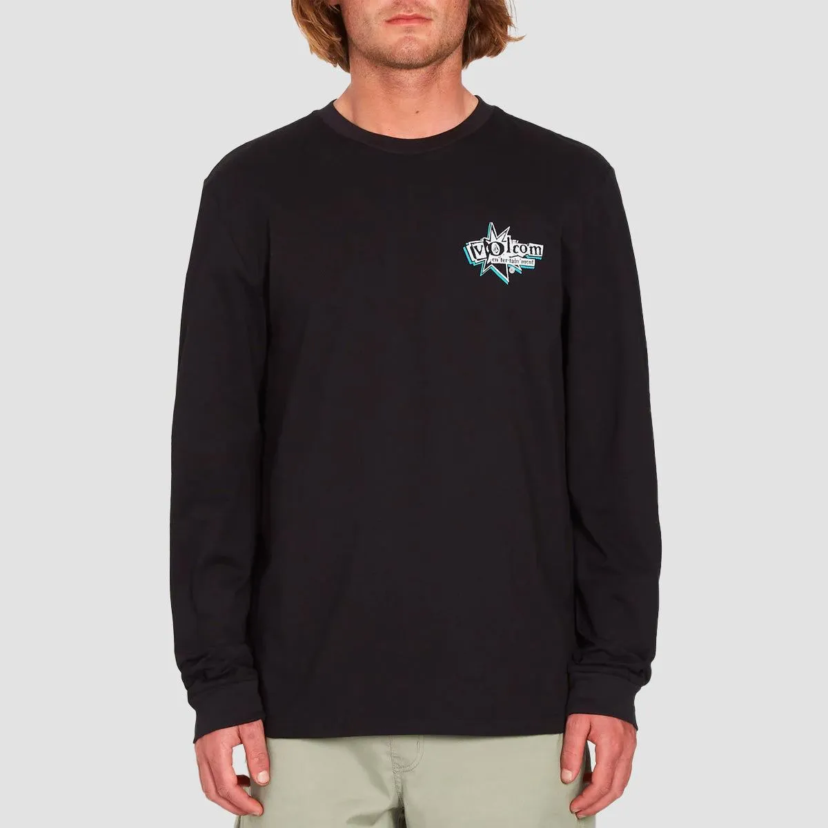 Volcom Ent LP Longsleeve T-Shirt Black