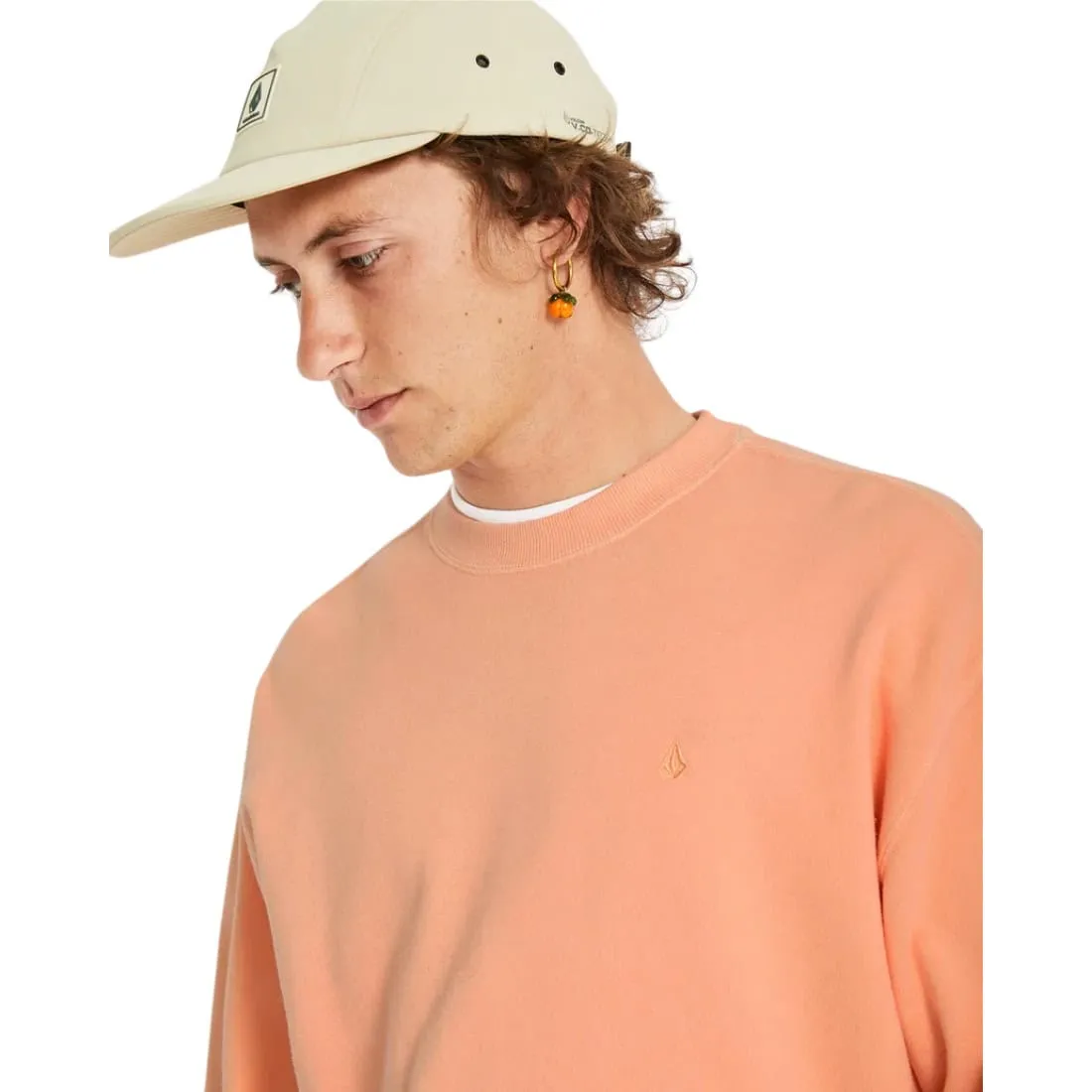 Volcom Single Stone Crew - Pale Peach