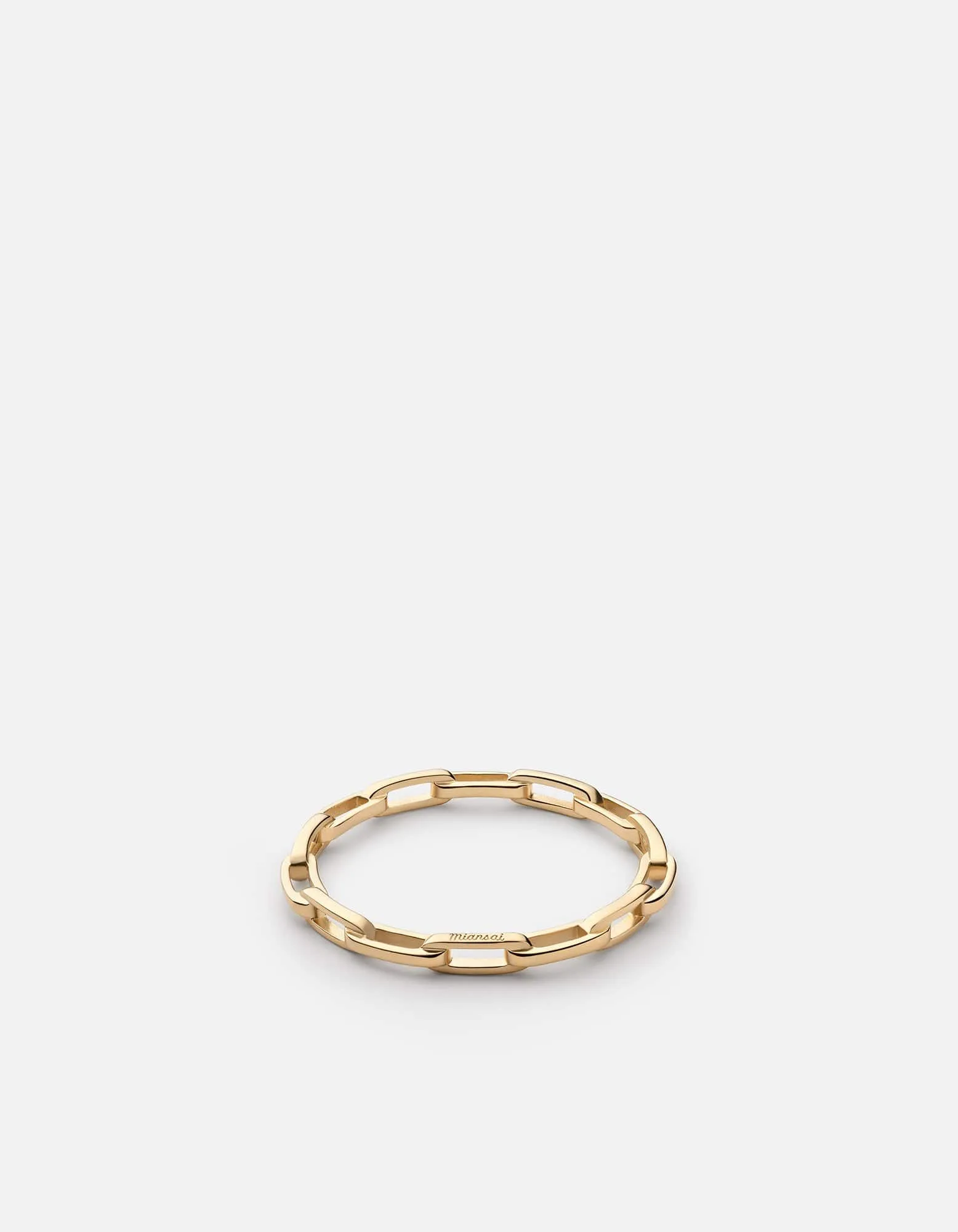 Volt Link Ring, Gold Vermeil