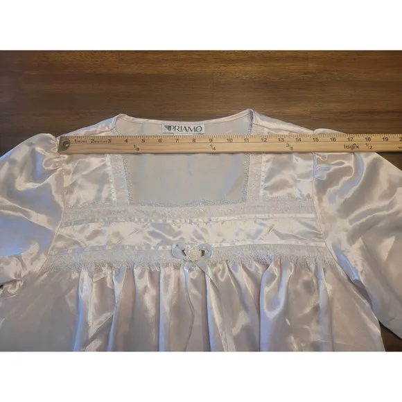 VTG Priamo Very Fitting Blush Four Poster Gown Dress Medium NWT $180 READ