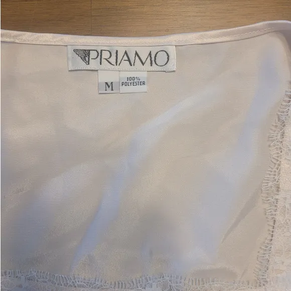 VTG Priamo Very Fitting Blush Four Poster Gown Dress Medium NWT $180 READ