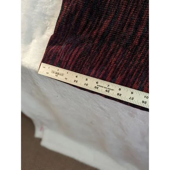 Vtge Sweater. Designer Kathy Woell Rust Purple And Teal please read Description