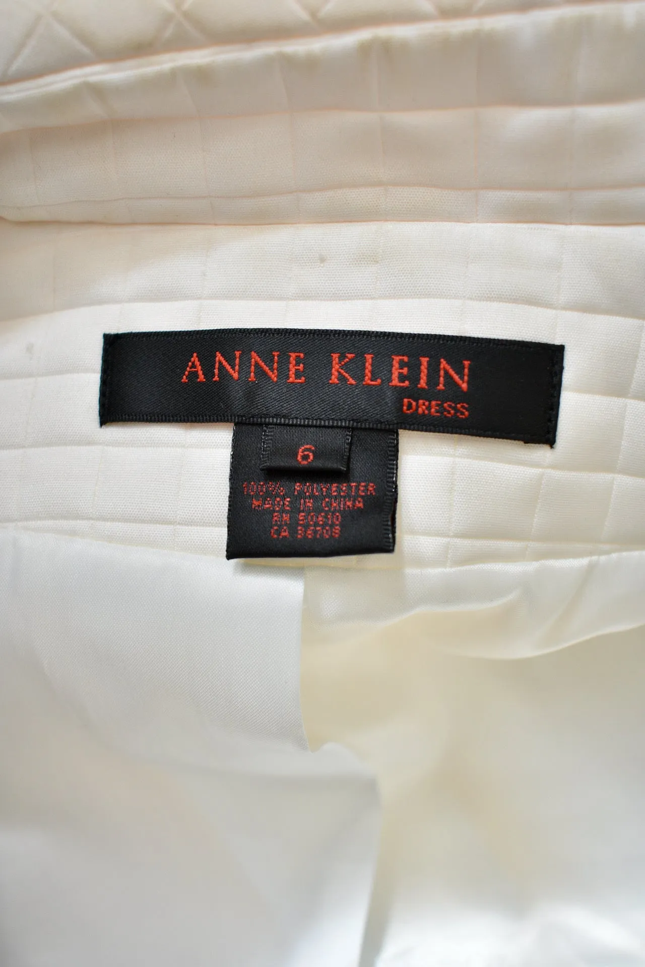 White Anne Klein Dress and Jacket Suit
