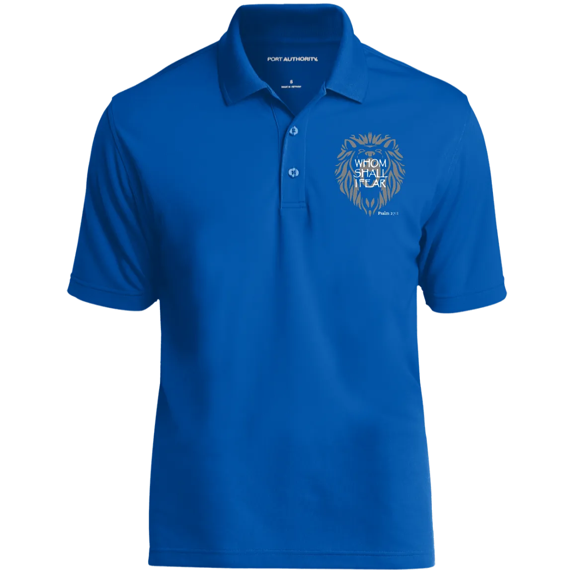 Whom Shall I Fear Men’s Dry Zone UV Micro-Mesh Polo