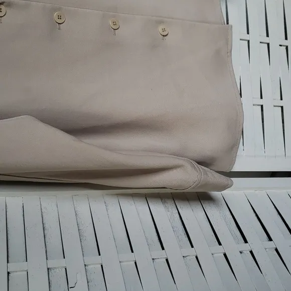 Wilfred Beige Button-Up Lightweight Jacket  Blazer 2XS