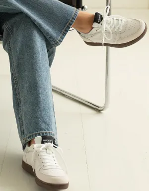 Woden Sneakers Bjork Mix - Blanc De Blanc/Black