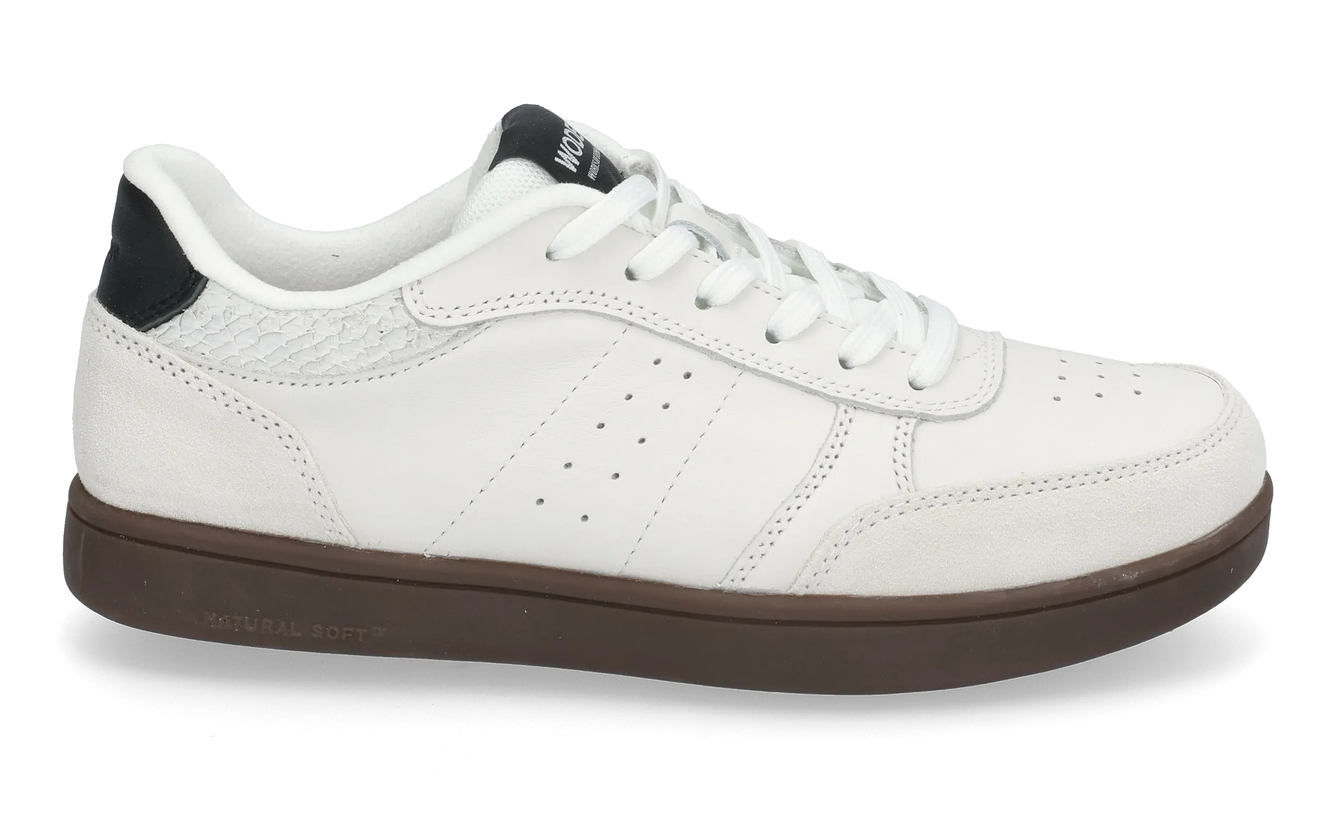Woden Sneakers Bjork Mix - Blanc De Blanc/Black