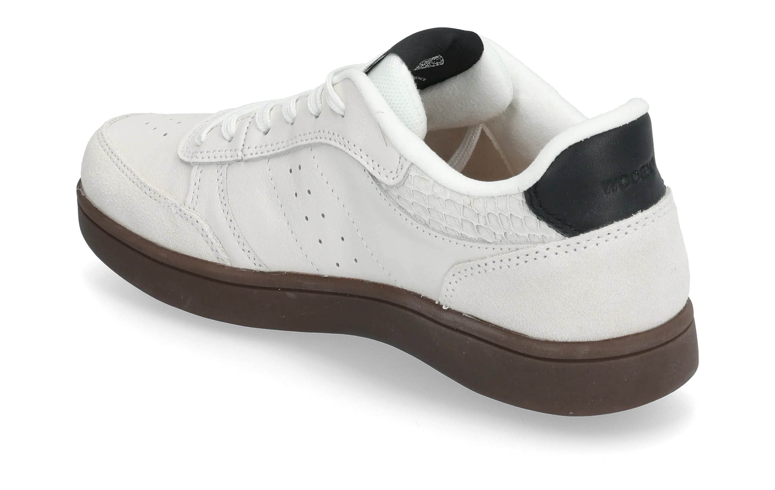 Woden Sneakers Bjork Mix - Blanc De Blanc/Black