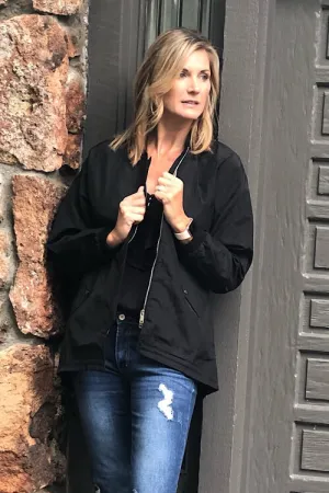 Women in Black Jacket