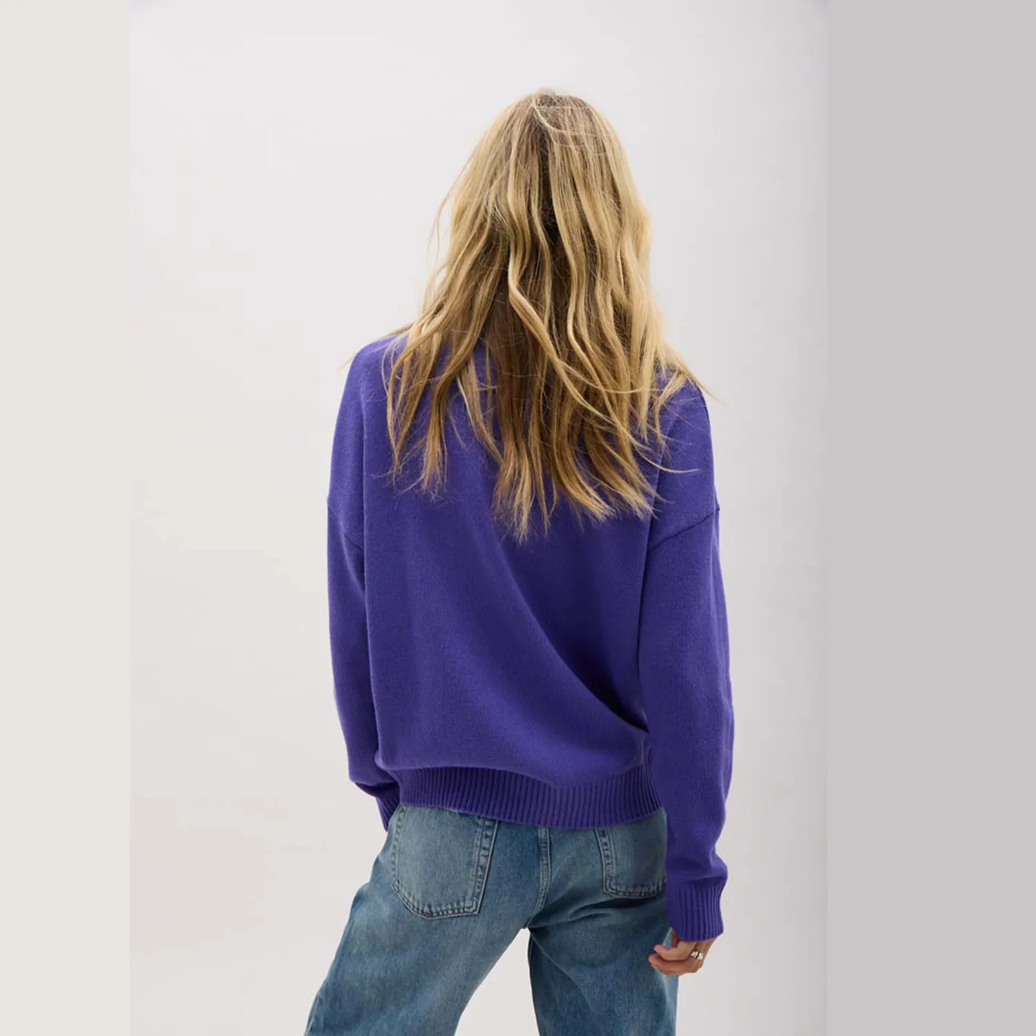 Women's Felicity Lightweight Sweater - Purple Pop