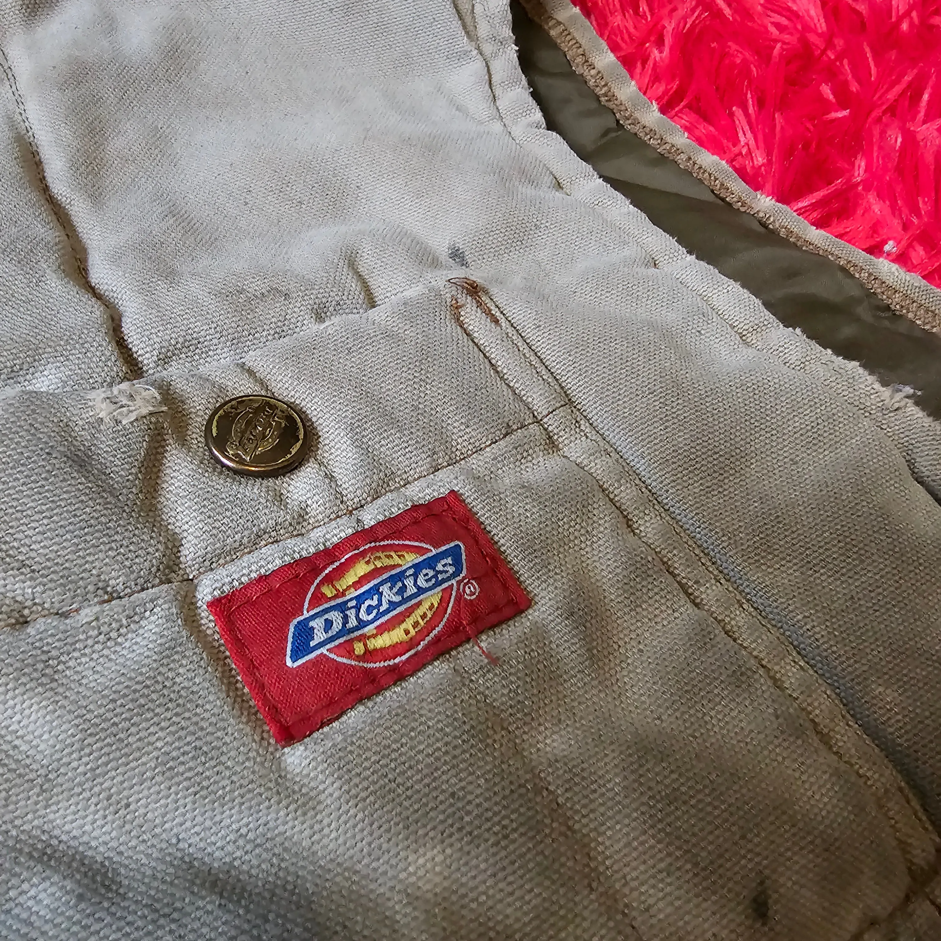Y2K Super Thrashed Dickies Vest (XL)