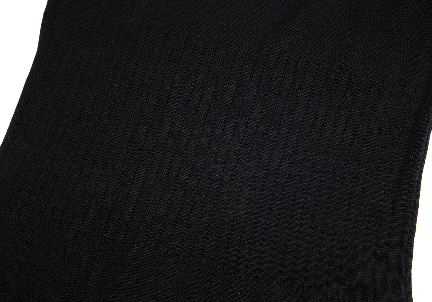 Yohji Yamamoto Japan. Y's Black V-neck Knit Dress