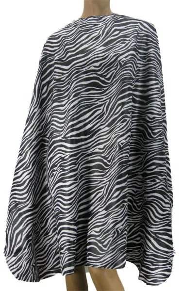 Zebra Hair Salon Cutting Cape