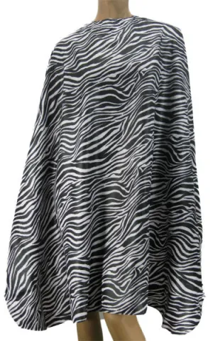 Zebra Hair Salon Cutting Cape